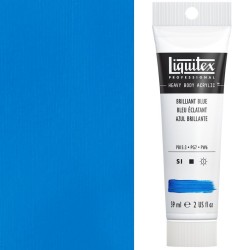 Colori Acrilici Liquitex "Heavy Body" Blu Brillante (570) tubo da 59 ml