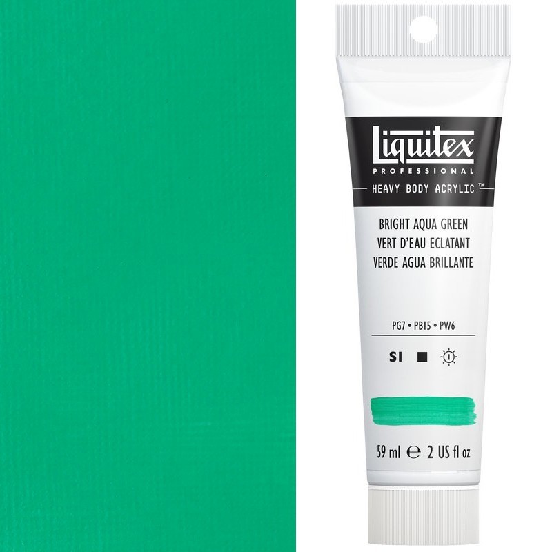 Colori Acrilici Liquitex "Heavy Body" Verde Acqua Brillante (660) tubo da 59 ml