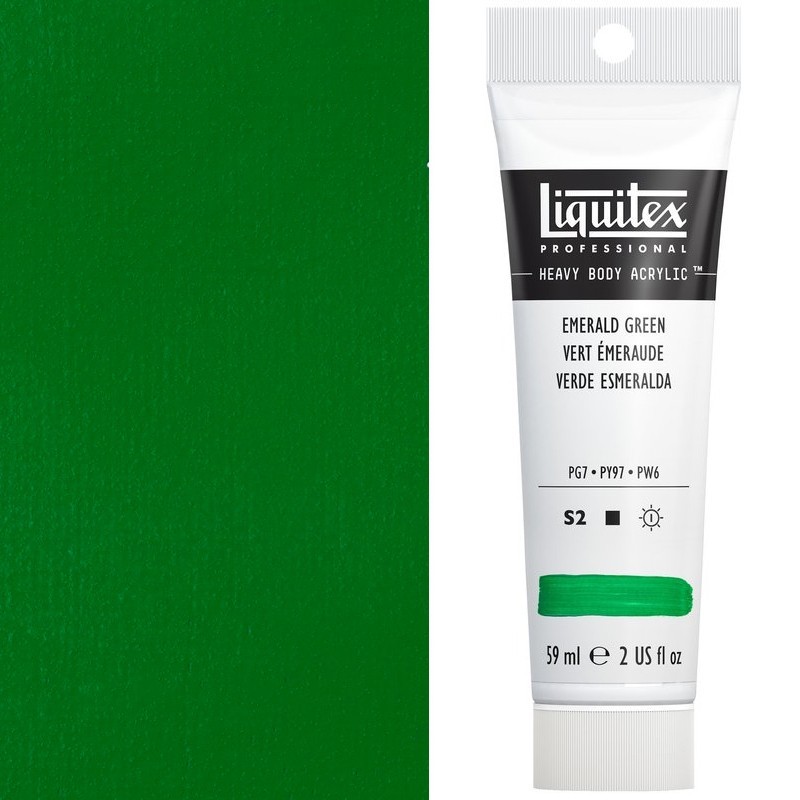 Colori Acrilici Liquitex "Heavy Body" Verde Smeraldo (450) tubo da 59 ml