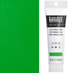 Colori Acrilici Liquitex "Heavy Body" Verde Smeraldo Chiaro (650) tubo da 59 ml