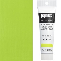 Colori Acrilici Liquitex "Heavy Body" Verde Giallo Brillante (840) tubo da 59 ml