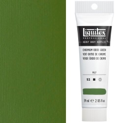 Colori Acrilici Liquitex "Heavy Body" Verde Ossido di Cromo (166) tubo da 59 ml