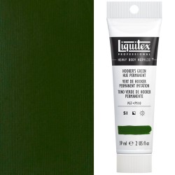 Colori Acrilici Liquitex "Heavy Body" Verde di Hooker Permanente imit. (224) tubo da 59 ml