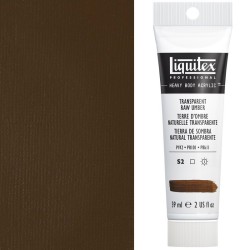 Colori Acrilici Liquitex "Heavy Body" Terra d'Ombra Naturale Trasparente (333) tubo da 59 ml