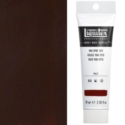 Colori Acrilici Liquitex "Heavy Body" Rosso Van Dyck (392) tubo da 59 ml