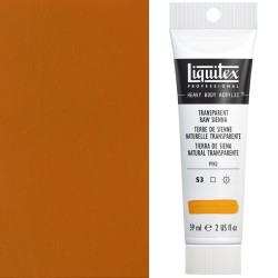 Colori Acrilici Liquitex "Heavy Body" Terra di Siena Naturale Trasparente (332) tubo da 59 ml