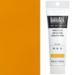 Colori Acrilici Liquitex "Heavy Body" Giallo di Turner (730) tubo da 59 ml