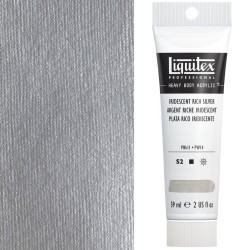 Colori Acrilici Liquitex "Heavy Body" Argento Ricco Iridescente (239) tubo da 59 ml
