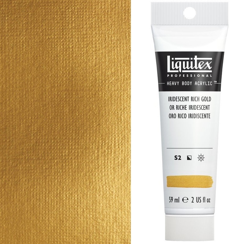 Colori Acrilici Liquitex "Heavy Body" Oro Ricco Iridescente (235) tubo da 59 ml Colori Acrilici Liquitex "Heavy Body" Oro Ricco Iridescente (235) tubo da 59 ml