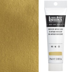 Colori Acrilici Liquitex "Heavy Body" Oro Antico Iridescente (237) tubo da 59 ml