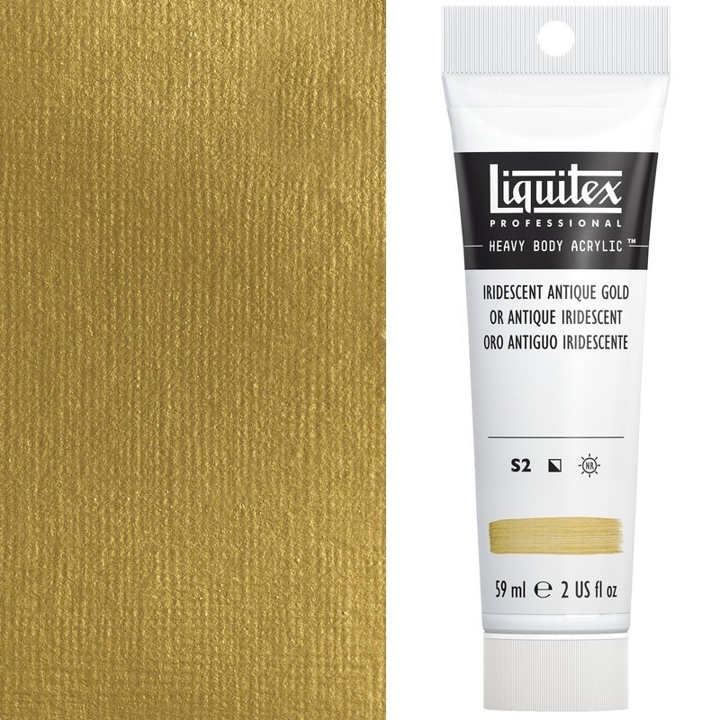 Colori Acrilici Liquitex "Heavy Body" Oro Antico Iridescente (237) tubo da 59 ml Colori Acrilici Liquitex "Heavy Body" Oro Antico Iridescente (237) tubo da 59 ml