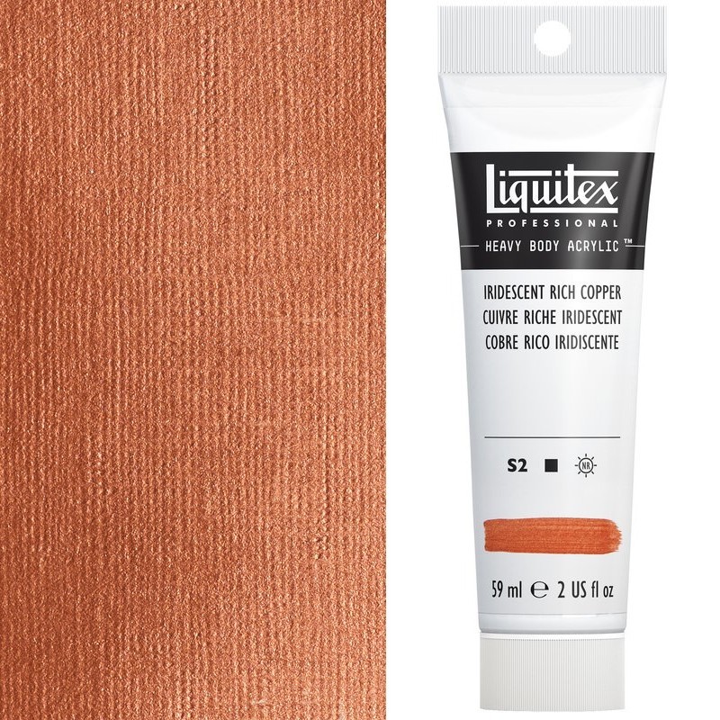 Colori Acrilici Liquitex "Heavy Body" Rame Ricco Iridescente (230) tubo da 59 ml Colori Acrilici Liquitex "Heavy Body" Rame Ricco Iridescente (230) tubo da 59 ml