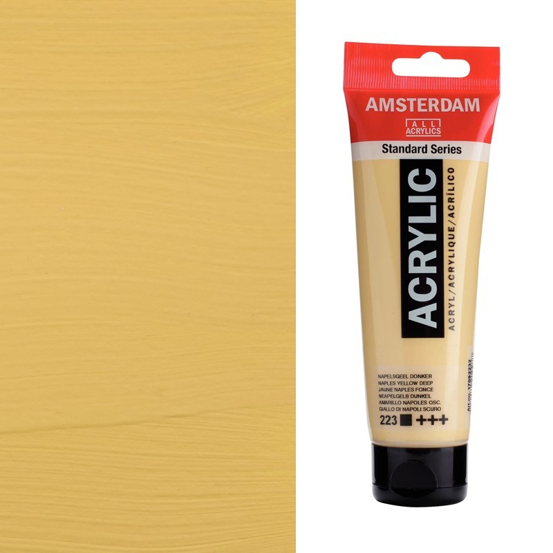 Colori Acrilici Talens "Amsterdam" Giallo di Napoli scuro (223)