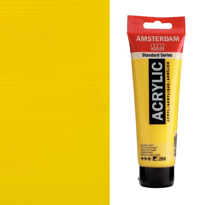 Colori Acrilici Talens "Amsterdam" Giallo Azo chiaro (268)