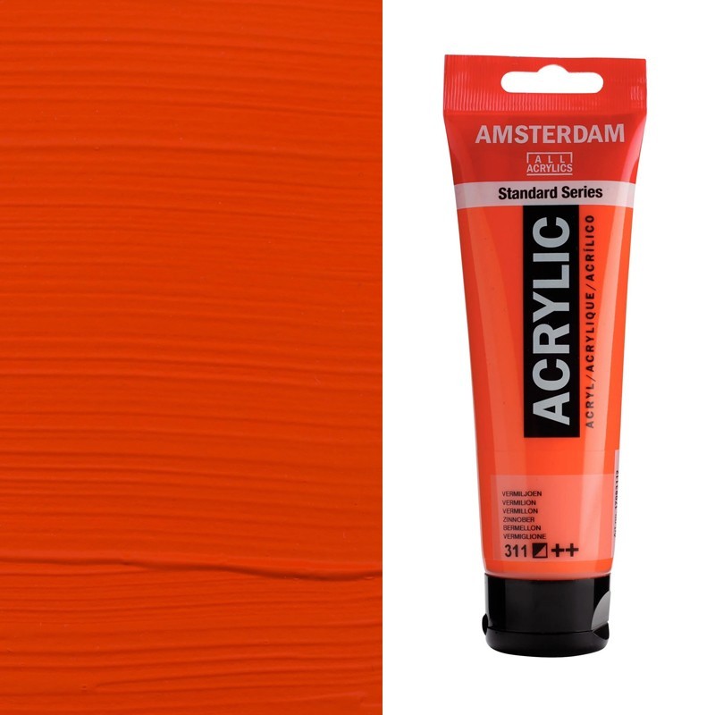 Colori Acrilici Talens "Amsterdam" Vermiglione (311) Colori Acrilici Talens "Amsterdam" Vermiglione (311)