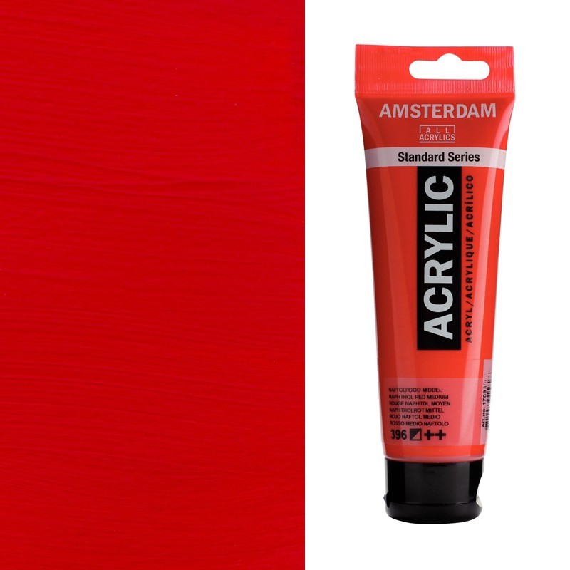 Colori Acrilici Talens "Amsterdam" Rosso Naphtolo medio (396)