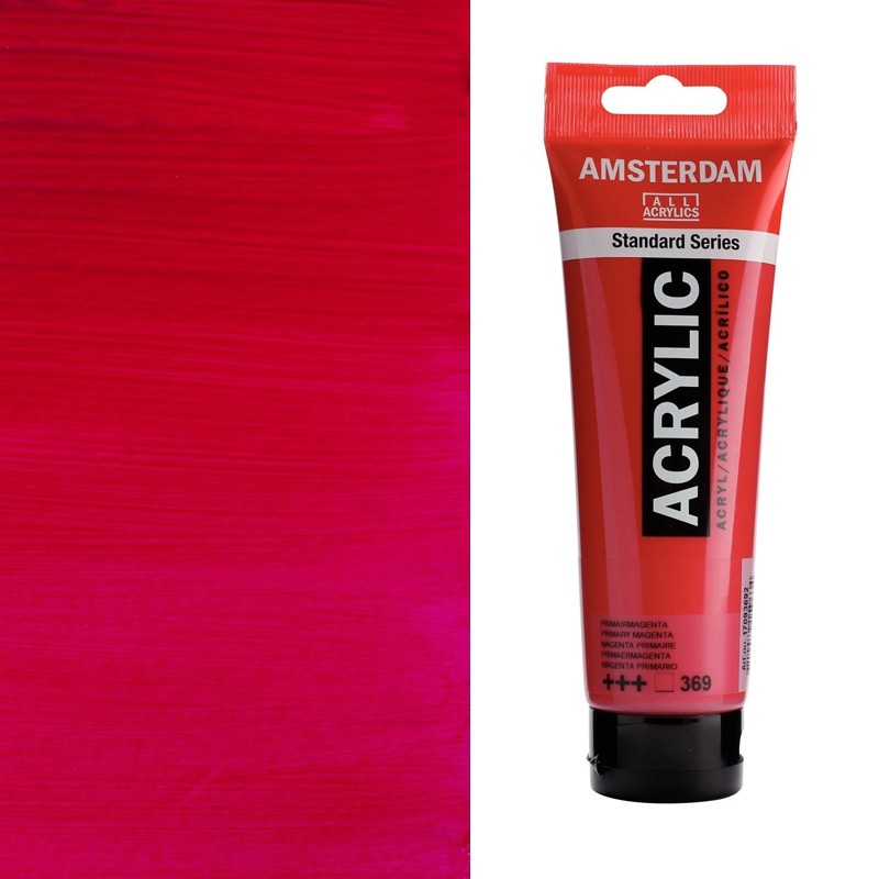 Colori Acrilici Talens "Amsterdam" Rosso Primario - Magenta (369)