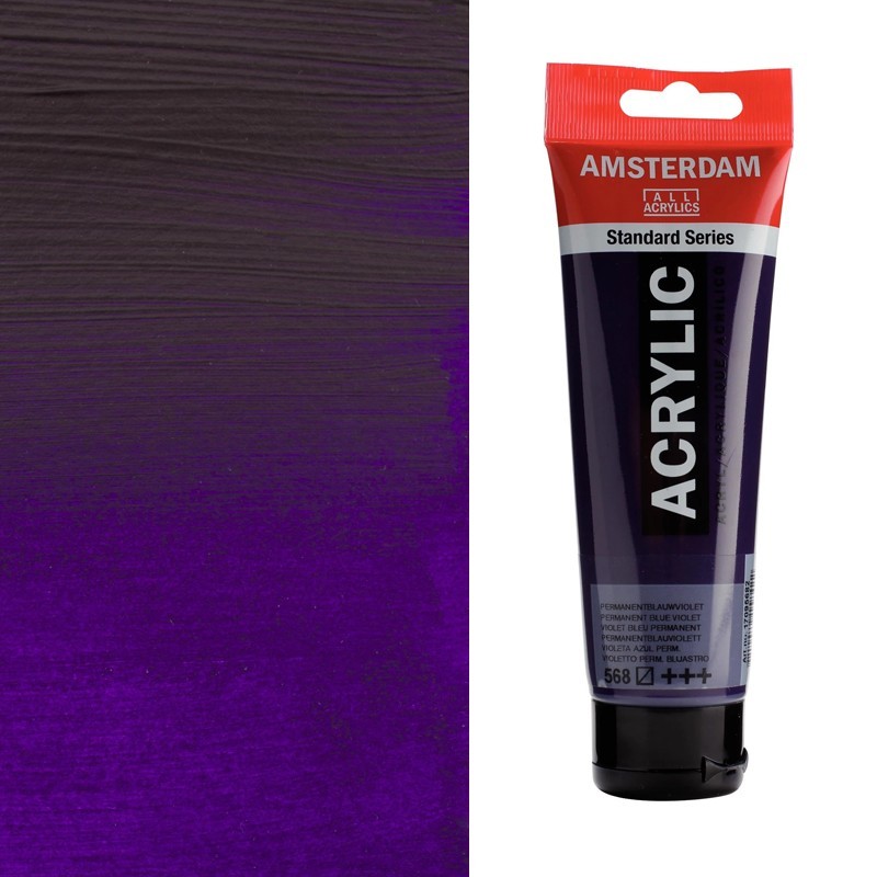 Colori Acrilici Talens "Amsterdam" Viola Bluastro Permanente (568) Colori Acrilici Talens "Amsterdam" Viola Bluastro Permanente (568)