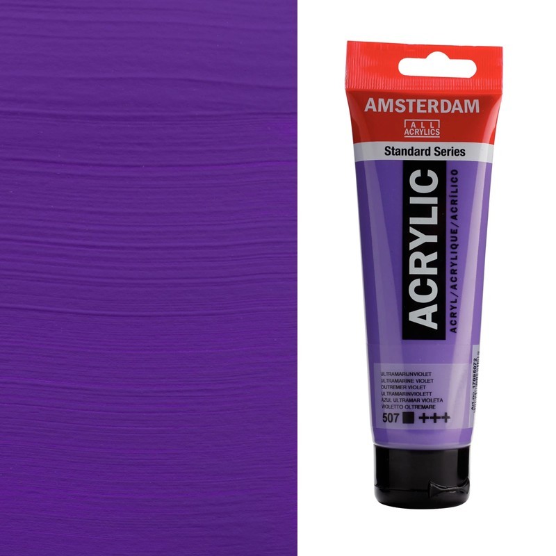 Colori Acrilici Talens "Amsterdam" Violetto Oltremare (507)