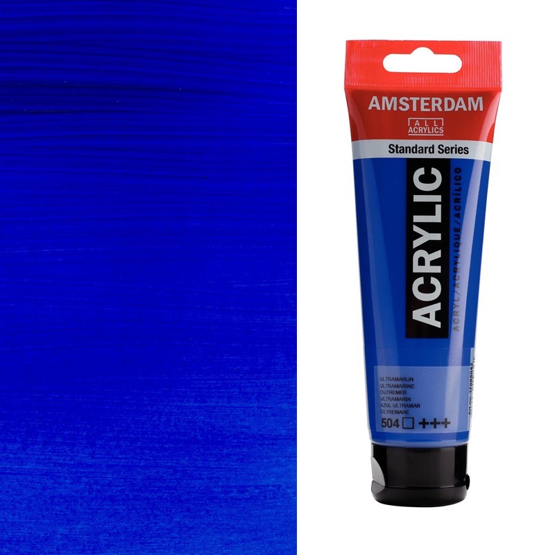 Colori Acrilici Talens "Amsterdam" Blu Oltremare (504)