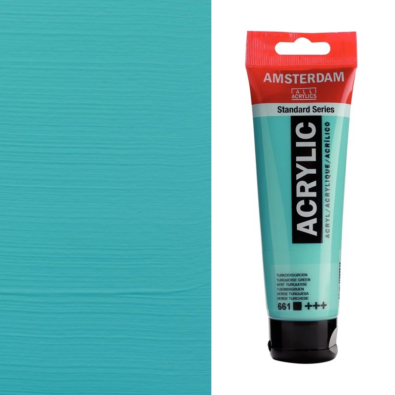 Colori Acrilici Talens "Amsterdam" Verde Turchese (661) Colori Acrilici Talens "Amsterdam" Verde Turchese (661)
