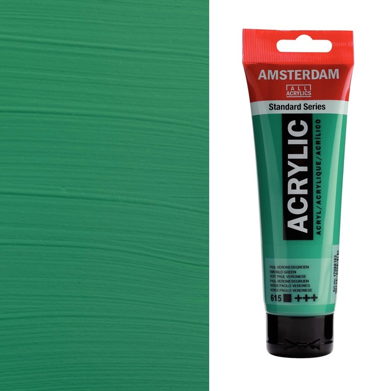 Colori Acrilici Talens "Amsterdam" Verde Smeraldo (P. Veronese) (615)
