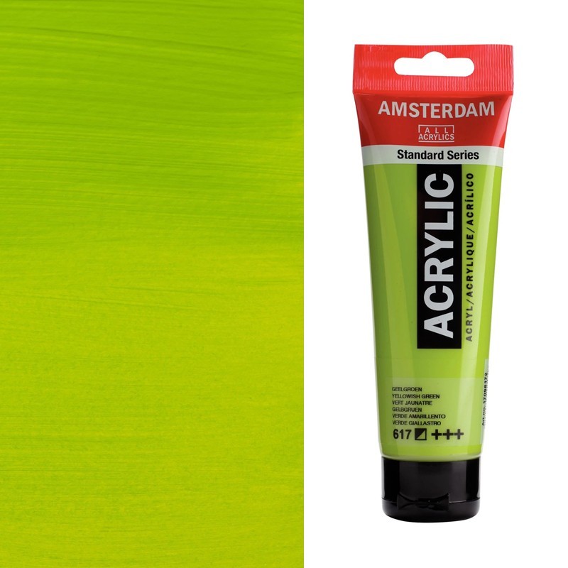 Colori Acrilici Talens "Amsterdam" Verde Giallastro (617)