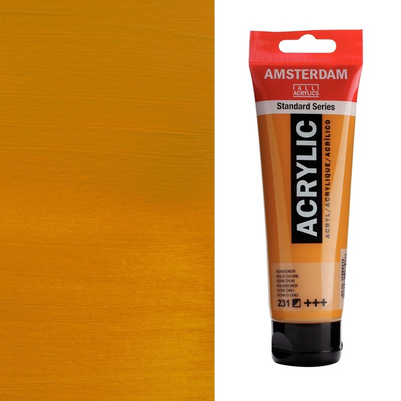 Colori Acrilici Talens "Amsterdam" Ocra d'Oro (231)