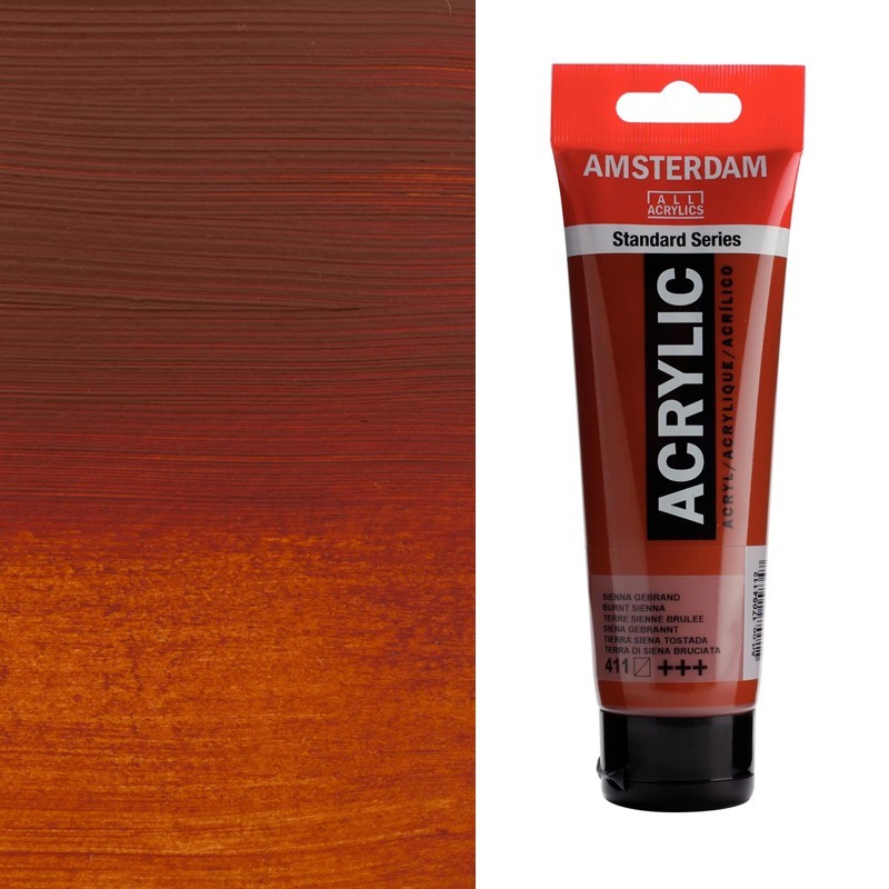 Colori Acrilici Talens "Amsterdam" Terra di Siena Bruciata (411) Colori Acrilici Talens "Amsterdam" Terra di Siena Bruciata (411)