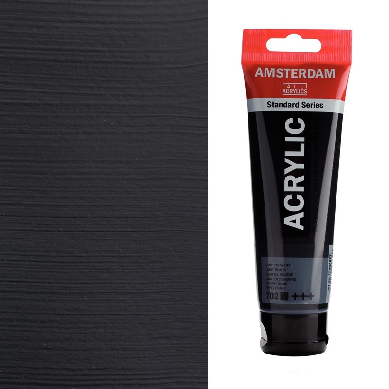 Colori Acrilici Talens "Amsterdam" Nero Fumo (702)