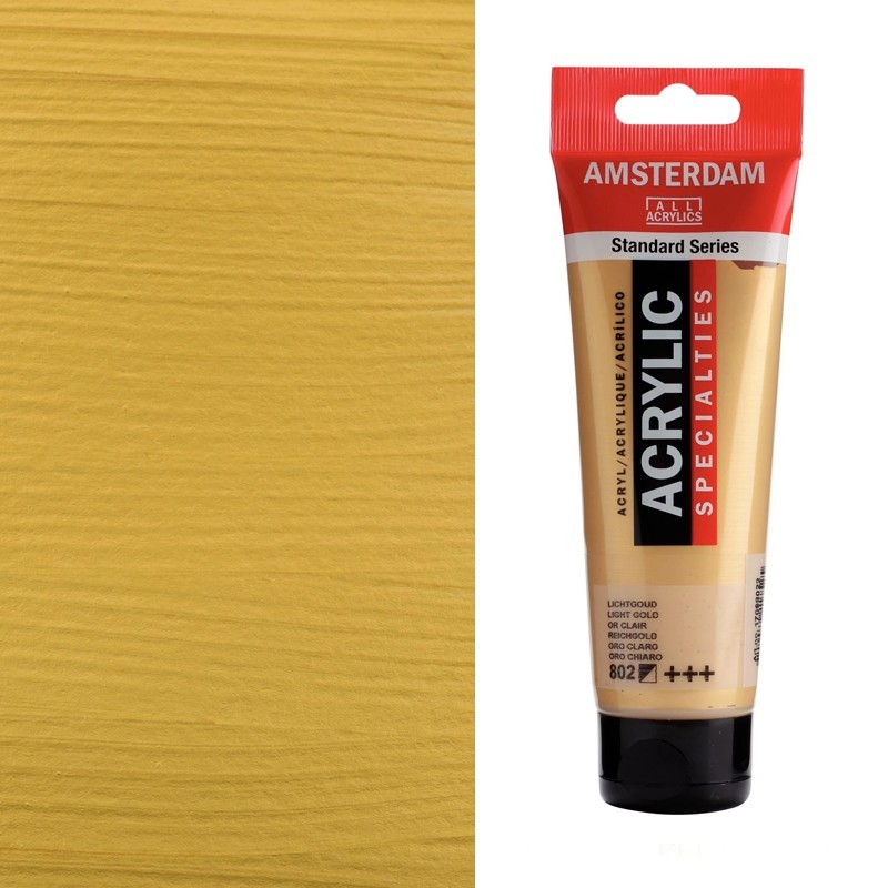 Colori Acrilici Talens "Amsterdam" Oro chiaro (802) Colori Acrilici Talens "Amsterdam" Oro chiaro (802)