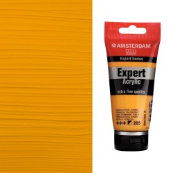 Colori Acrilici Amsterdam Expert Talens - Giallo permanente scuro (285) tubo da 75 ml