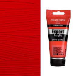 Colori Acrilici Talens Amsterdam Expert - Rosso di cadmio chiaro (303) tubo da 75 ml