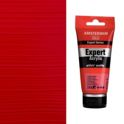 Colori Acrilici Talens Amsterdam Expert - Rosso pyrrolo (315) tubo da 75 ml