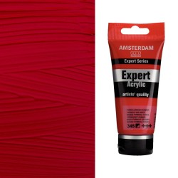 Colori Acrilici Amsterdam Expert Talens - Rosso pyrrolo scuro (345) tubo da 75 ml