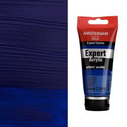 Colori Acrilici Talens Amsterdam Expert - Blu ftalo (570) tubo da 75 ml