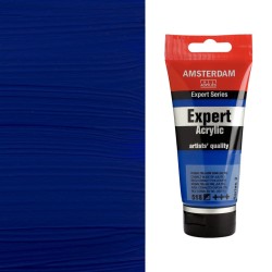 Colori Acrilici Amsterdam Expert Talens - Blu cobalto scuro oltremare (518) tubo da 75 ml