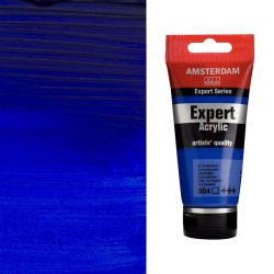 Colori Acrilici Talens Amsterdam Expert - Blu oltremare (504) tubo da 75 ml