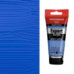 Colori Acrilici Amsterdam Expert Talens - Blu cobalto chiaro oltremare (516) tubo da 75 ml