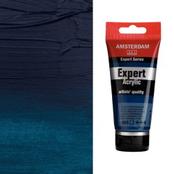 Colori Acrilici Amsterdam Expert Talens - Blu turchese ftalo (565) tubo da 75 ml