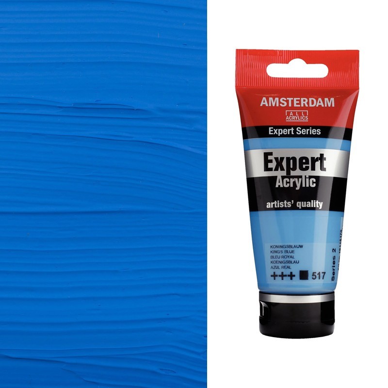 Colori Acrilici Amsterdam Expert Talens - Blu reale (517) tubo da 75 ml Colori Acrilici Amsterdam Expert Talens - Blu reale (517) tubo da 75 ml