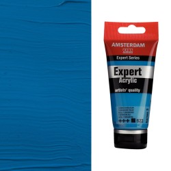 Colori Acrilici Amsterdam Expert Talens - Blu turchese (522) tubo da 75 ml