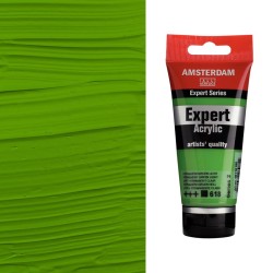 Colori Acrilici Amsterdam Expert Talens - Verde permanente chiaro (618) tubo da 75 ml
