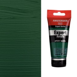 Colori Acrilici Amsterdam Expert Talens - Verde permanente scuro (619) tubo da 75 ml