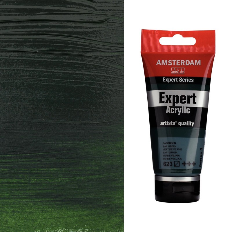 Colori Acrilici Amsterdam Expert Talens - Verde vescica (623) tubo da 75 ml Colori Acrilici Amsterdam Expert Talens - Verde vescica (623) tubo da 75 ml