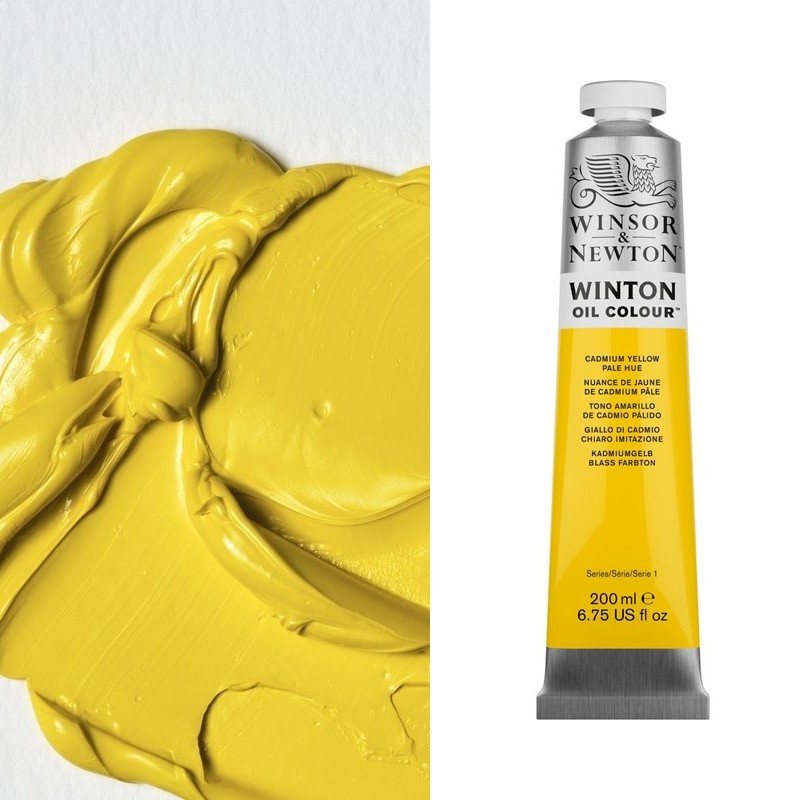 Colori ad Olio Winsor&Newton "Winton" Giallo di Cadmio Chiaro imit. (119) tubo da 200 ml Colori ad Olio Winsor&Newton "Winton" Giallo di Cadmio Chiaro imit. (119) tubo da 200 ml