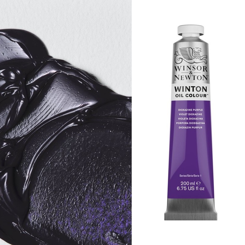 Colori ad Olio Winsor&Newton "Winton" Porpora Dioxazina (229) tubo da 200 ml Colori ad Olio Winsor&Newton "Winton" Porpora Dioxazina (229) tubo da 200 ml