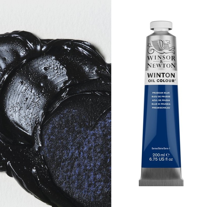 Colori ad Olio Winsor&Newton "Winton" Blu di Prussia (538) tubo da 200 ml Colori ad Olio Winsor&Newton "Winton" Blu di Prussia (538) tubo da 200 ml
