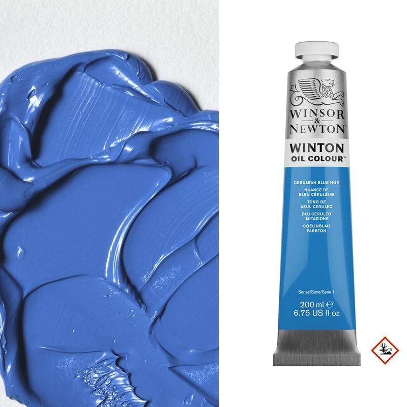 Colori ad Olio Winsor&Newton "Winton" Blu Ceruleo imit. (138) tubo da 200 ml Colori ad Olio Winsor&Newton "Winton" Blu Ceruleo imit. (138) tubo da 200 ml