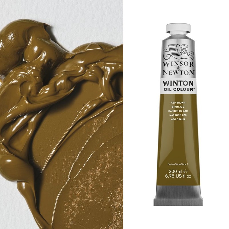 Colori ad Olio Winsor&Newton "Winton" Bruno Azo (389) tubo da 200 ml Colori ad Olio Winsor&Newton "Winton" Bruno Azo (389) tubo da 200 ml